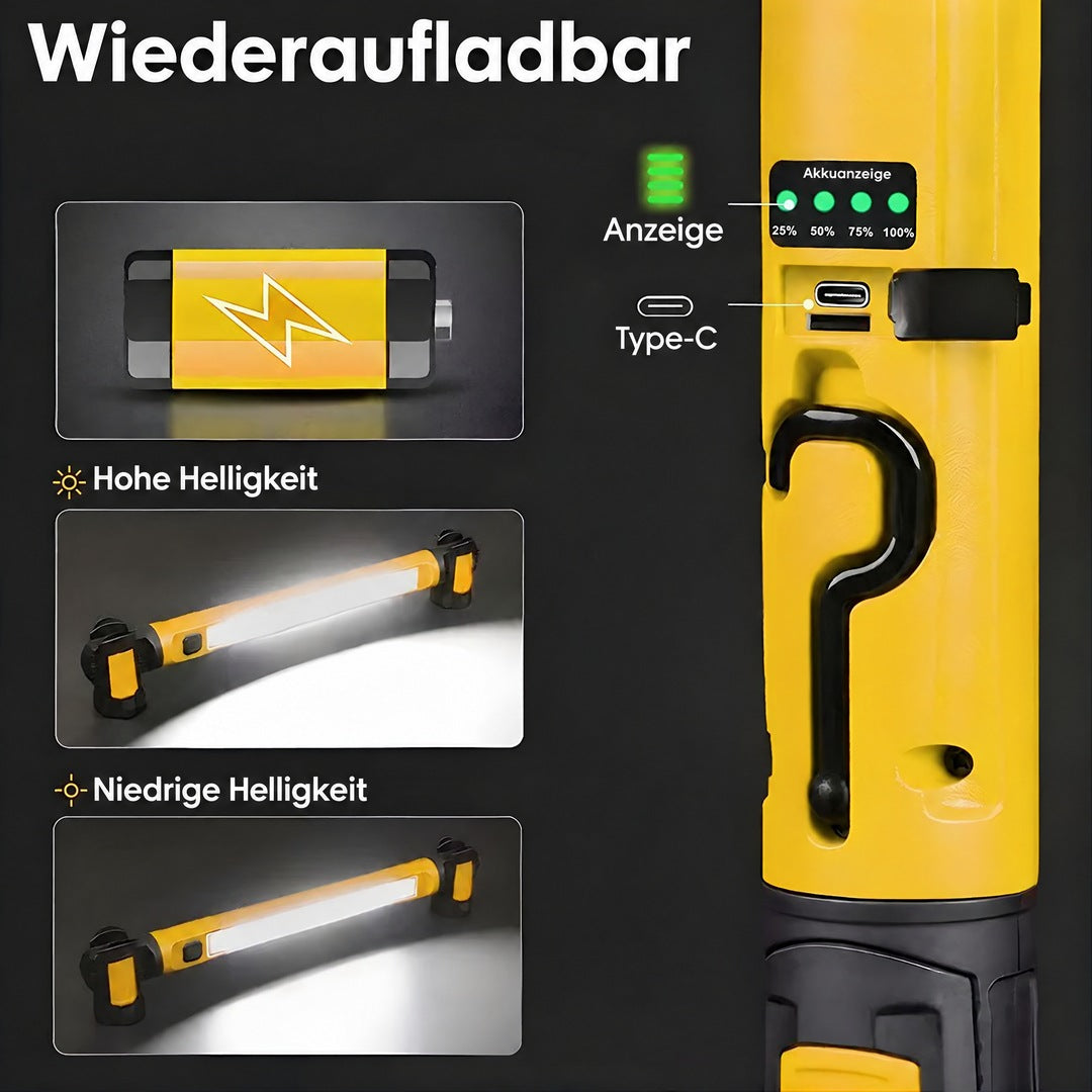 Profi Werkstattlampe Magnetisch
