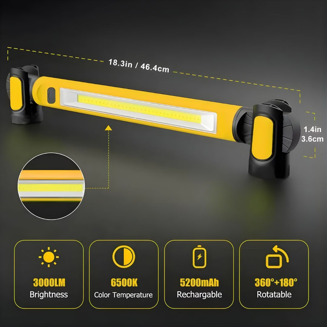 Profi Werkstattlampe Magnetisch