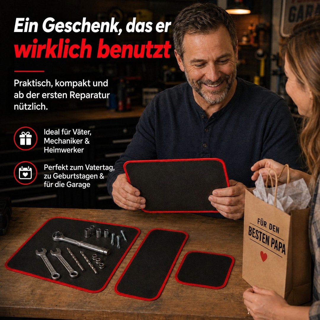 Geschenkidee für Väter, Mechaniker und Heimwerker